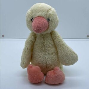 Jellycat Bashful Duck Plush Yellow 7" Soft Stuffed Animal Small